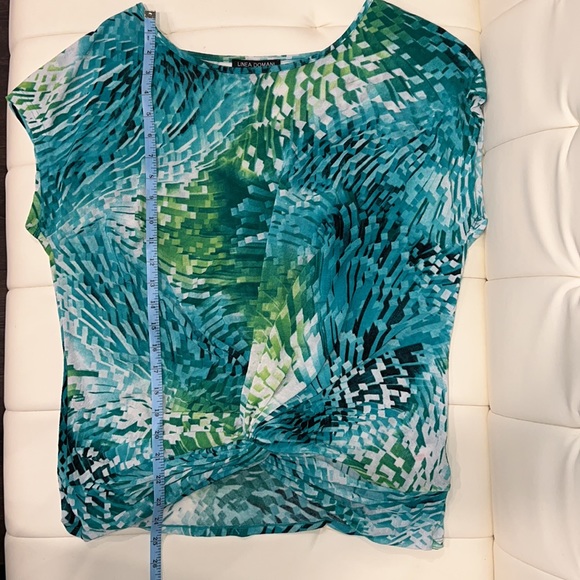 Linea Domani summery top with twist detail at waist, large - Picture 6 of 6